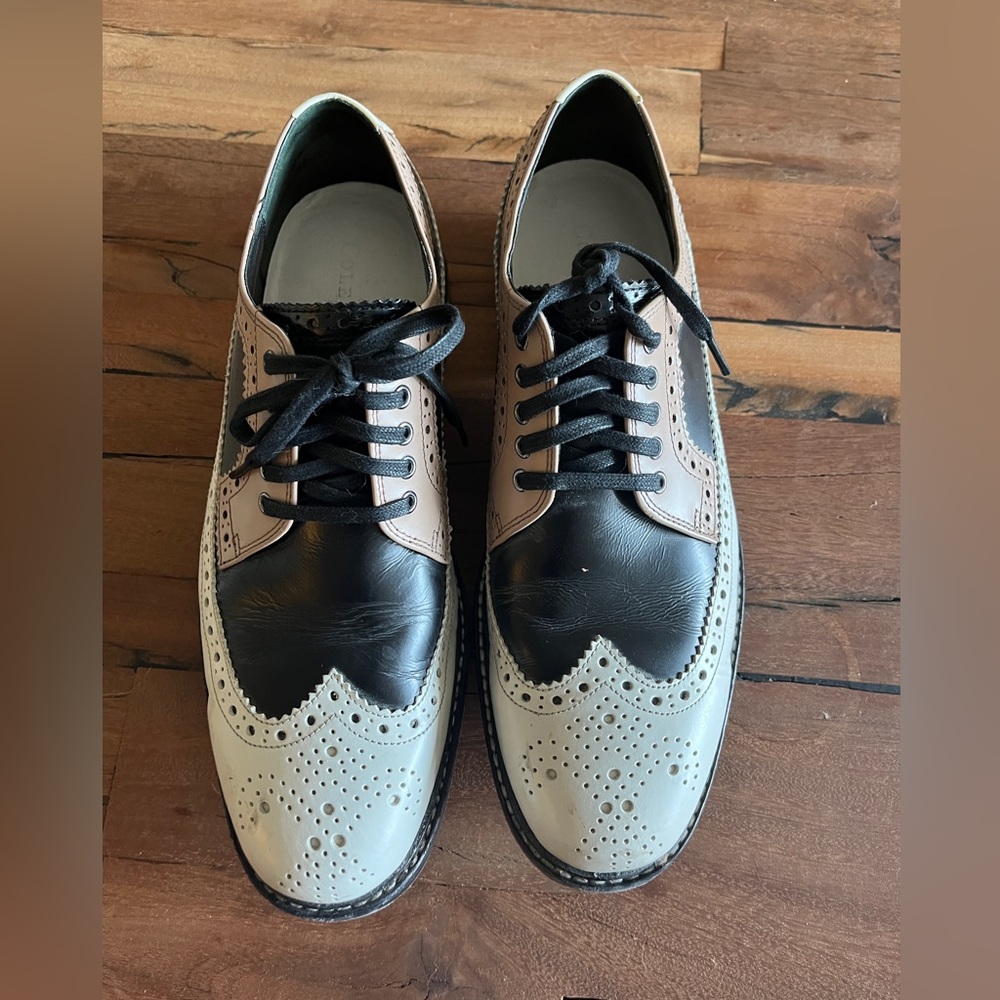 COLE HAAN mens multicolor wingtips. So cool! Size 7.5 (women’s 9). EUC